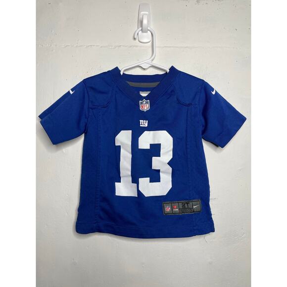 Nike NFL New York Giants 2T Jersey #13 Beckham Jr Football Blue - Picture 1 of 5